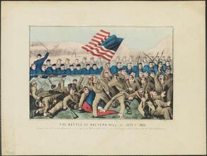 The Battle of Malvern Hill, Va. July 1st 1862.