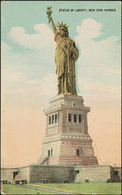 Statue of Liberty, New York Harbor.