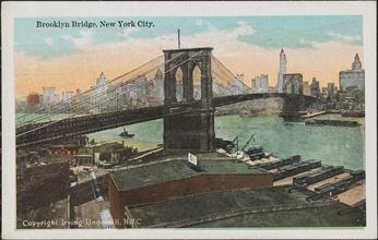Brooklyn Bridge, New York City.