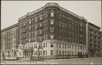 N.E. Cor. Riverside Drive and 135th St., New York.