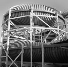 [Bobsled course in the Amusement Zone, New York World's Fair.]