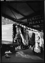West Washington Market: Beef Loading and Weighing.