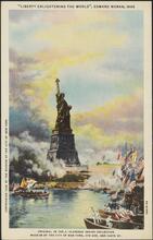 "Liberty Enlightening the World". Edward Moran, 1886.