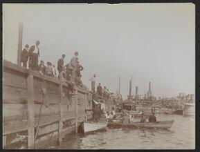 Fire, North German Lloyd Docks, Hoboken, N.J., S.S. "Bremen", "Saale".