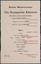 Second Entertainment of the Sarsaparilla Islanders
