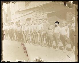 Drilling the Gang, Mulberry Street.