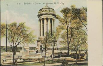 Soldiers and Sailors Monument, N.Y. City.