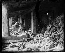 Rivington Street Dump, woman working there.