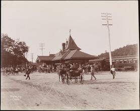 Tuxedo Park, N.Y., Residences, Churches, Depot, Boating.