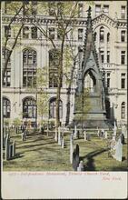 Independence Monument, Trinity Church Yard, New York.