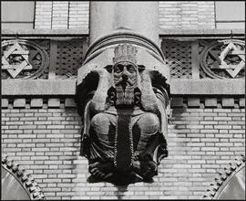[Architectural detail of 253 West 73rd Street.]