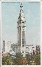 Metropolitan Life Insurance Building, New York. Highest Building in the World, 700 Feet.