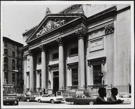[The Grand Street entrance to the Bowery Savings Bank, 130 Bowery.]