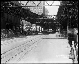 Construction on East 42nd Street.