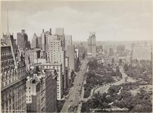 [Plaza Hotel and Central Park South.]