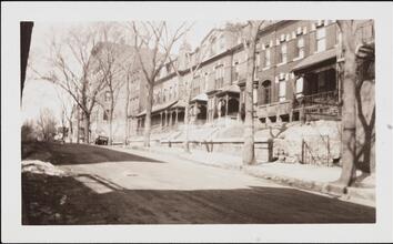 [Looking west along 154th Street from St. Nicholas Avenue.]