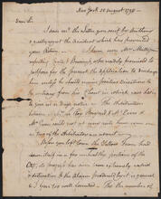 Letter from Peter Augustus Jay to Peter Jay Munro, August 28, 1798