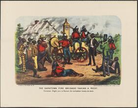 The Darktown Fire Brigade - Taking a Rest.