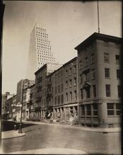 [Front Street or Water Street from Old Slip.]