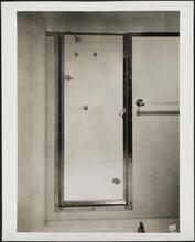 Centre Street and Pearl Street. U.S. Federal Courthouse. Interior, judges' private shower