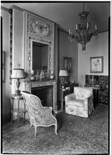 Mrs. Frederick Havemeyer [residence]. Living room fireplace toward screen.