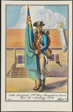 Color Sergeant - 2nd New Hampshire. - Poor's Fort Ti - 20 July 1776.