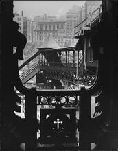 [Elevated railroad station.]