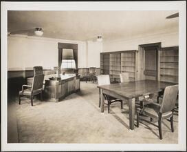 Centre Street and Pearl Street. U.S. Federal Courthouse. Interior, judges chambers