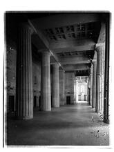 Broadway and Dey Street. N.Y. Telephone & Telegraph Building, general view of hall towards Broadway.