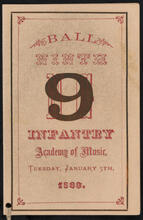 Ball, Ninth Infrantry