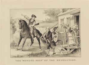 The "Minute-Men" of the Revolution.