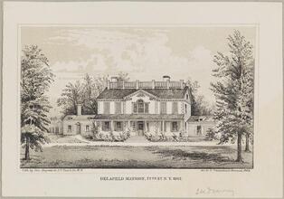 Delafield Mansion, 77th Street, New York 1861