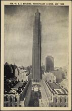 R. C. A. Building, Rockefeller Center, New York.