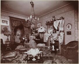 Interiors, Mrs. Leoni, Parlor.