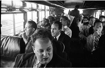 Vaughn Monroe [Inside the tour bus.]