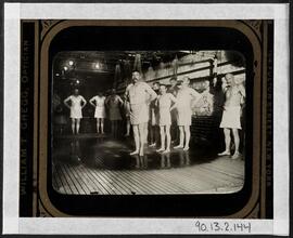 City Lodging House, 23 St. & First Av. lodgers taking compulsary bath, "Well-nourished" fat.