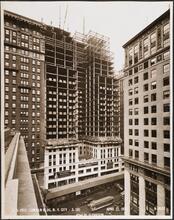 42nd St. Elevation [Lincoln Building construction.]