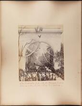 The Washington Arch with the Masonic Orders passing under St. John's Lodge No. 1 leading [Washington's Centennial Parades.]