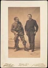 [John Cockerill with an unidentified man.]