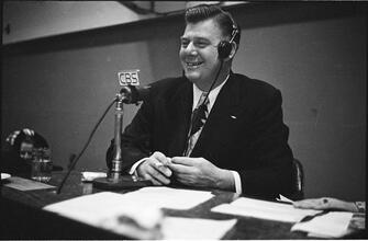 Arthur Godfrey [Godfrey hosting his radio show.]