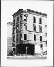 Venerable architecture of the period, slated for destruction, Bathgate Avenue and East 173rd Street
