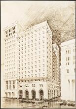 [Rendering of a commercial building.]