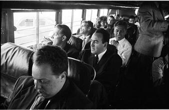 Vaughn Monroe [Inside the tour bus.]