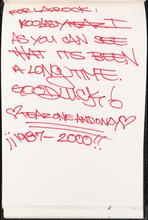 [Page inside LA 2's black book.]