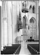 Riverside Church. 12" detail of pulpit and hood.