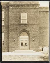 [Entrance to unidentified building.]