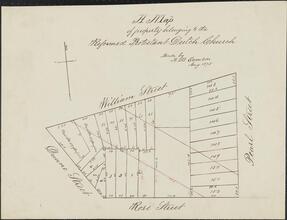 A Map of property belonging to the Reformed Protestant Dutch Church