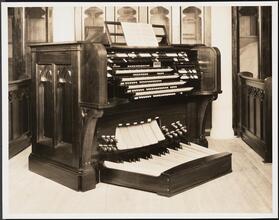 6 West 96th Street. Second Presbyterian Church. Interior, organ