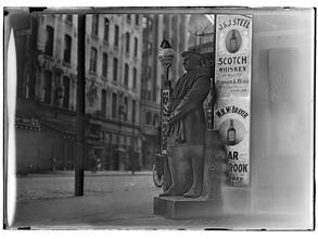 Cigar Store Indian series (post for Silvers Cafe)