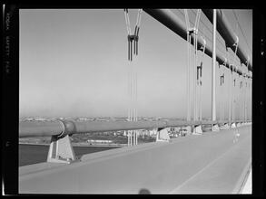 Verrazano-Narrows Bridge, Close Up View of Section of Handrail